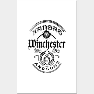 Winchester and sons (black version) Posters and Art